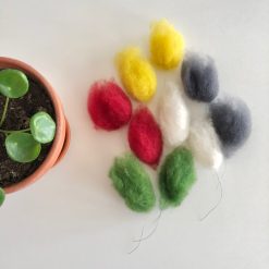 Ulltussar - Påskpynt, Klassiska färger