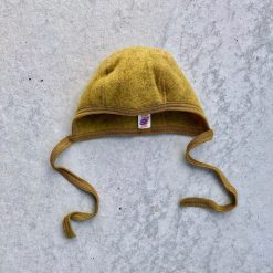 Babymössa ullfleece – 100% ekologisk merinoull Saffran, Engel