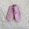 Babyvantar ullfleece – 100% ekologisk merinoull Rosewood, Engel