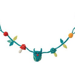 Virkat barnvagnshänge i naturmaterial, Peppa Forest