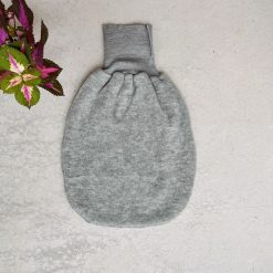 Romper Pouch ullfleece – 100% ekologisk merinoull Grå, Engel